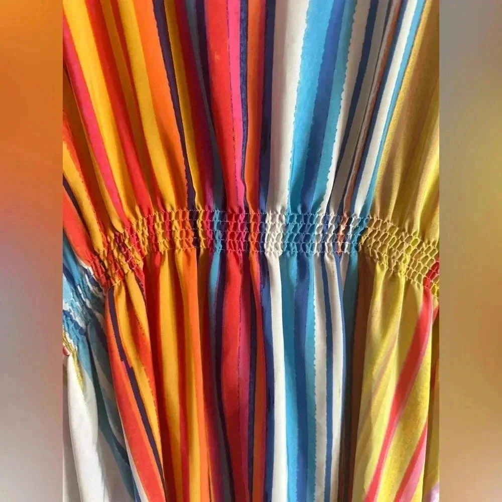 Natori - Colorful Flowy Dress (size small) - Picture 6 of 8